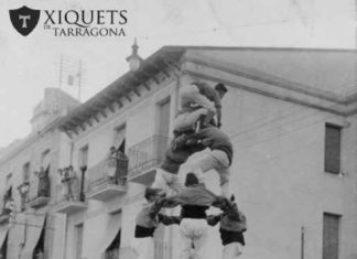 Els Xiquets de Tarragona al Cós del Bou el 1927
