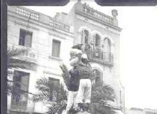 Gabriel Casas va retratar la Colla Vella de Valls el 1930 a Badalona